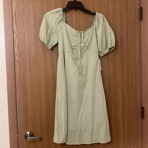 Pastel Green Spring Dress